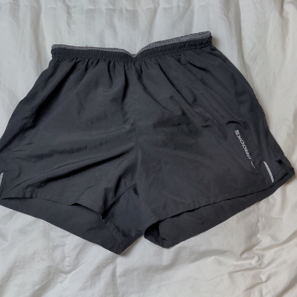 Brooks Men's Black Running Shorts Large
